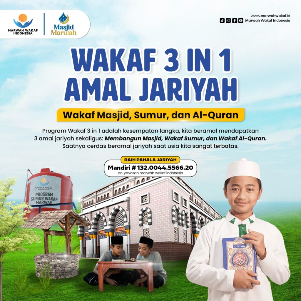 wakaf 3 in1