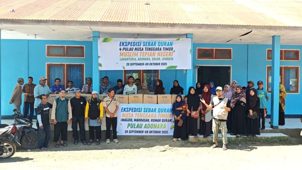 Menebarkan Cahaya Al-Qur’an, Tim Ekspedisi Sebar Quran Sampai Di Titik Kumpul Pertama