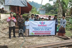 Alhamdulillah, Pengeboran Perdana Sumur Bor di Pondok Pesantren Babussalam di Gunung Halu Mulai Dilaksanakan